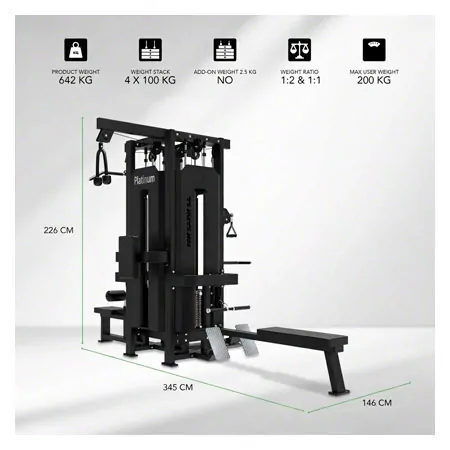 TUNTURI Multistation Platinum Multi Station/4, V-series