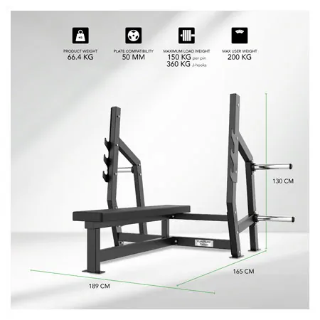 TUNTURI Kraftstation Platinum Horizontal Bench Press, V-series