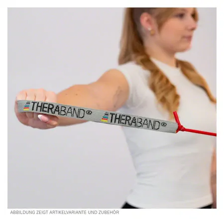 Thera-Band Tubing, 30,5 m, super stark, silber