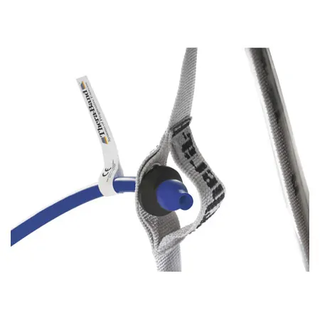 Thera-Band Tubing mit Griff, 1,4 m, extra stark, blau