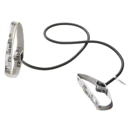 Thera-Band Tubing mit Griff, 1,4 m, spezial stark, schwarz