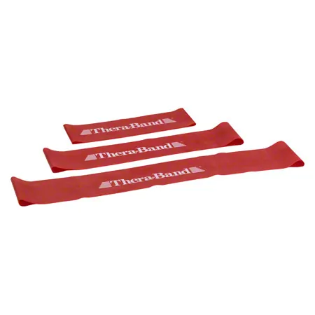 Thera-Band Loop,  13 cm, 7,6x20,5 cm, mittel, rot