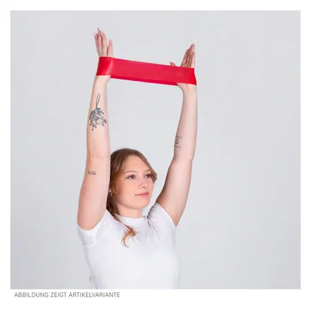 Thera-Band Loop 4er Set, � 13 cm, 7,6x20,5 cm, je 1x gelb, rot, gr�n, blau