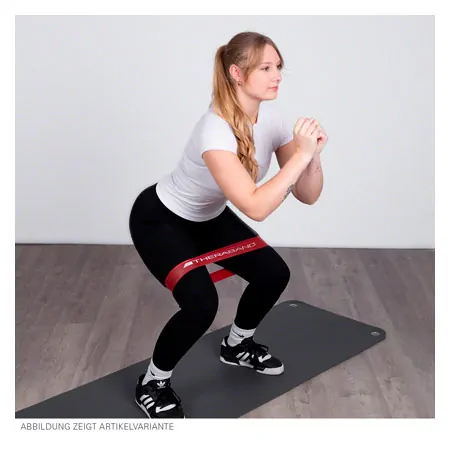 Thera-Band Loop 4er Set, � 29 cm, 7,6x45,5 cm, je 1x gelb, rot, gr�n, blau