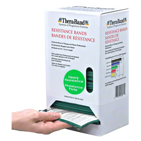 Thera-Band Dispenser inkl. 30 Bnder, stark, grn