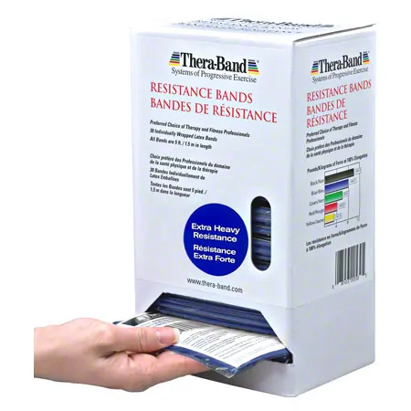 Thera-Band Dispenser inkl. 30 Bnder, extra stark, blau
