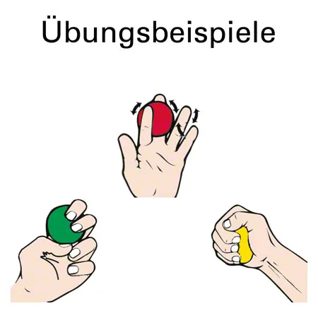 Squeeze Egg Handtrainer, mittel, grn