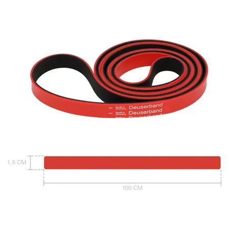 Deuser Band Light, rot/schwarz
