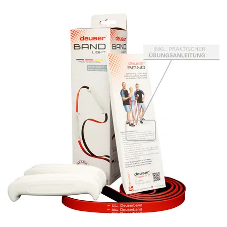 Deuser Band Light, rot/schwarz
