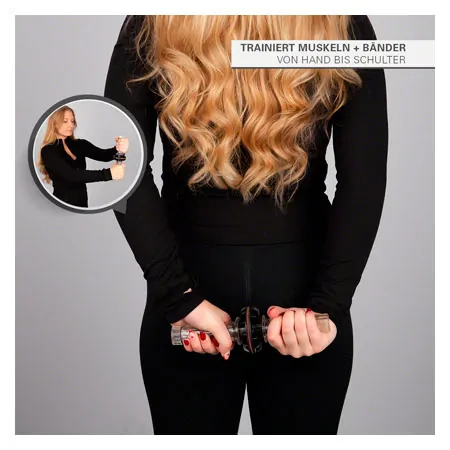 Power-Flexor Hand, Arm und Schultertrainer, mit einstellbarem Widerstand