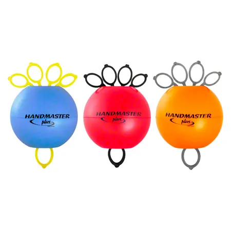 Handmaster Plus, Set: je 1x blau, rot, orange, inkl. Aufbewahrungsbeutel