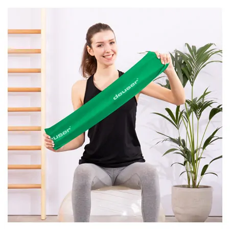 Deuser Physio Band, 25 m x 15 cm, leicht, grn
