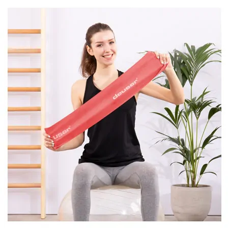 Deuser Physio Band, 25 m x 15 cm, mittel, rosa