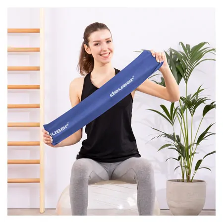 Deuser Physio Band, 25 m x 15 cm, stark, blau