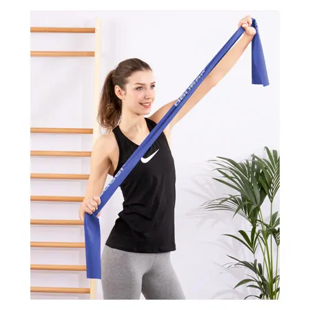 Deuser Physio Band, 25 m x 15 cm, stark, blau