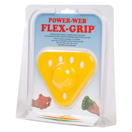Power-Web Flex-Grip Handtrainer, leicht, gelb