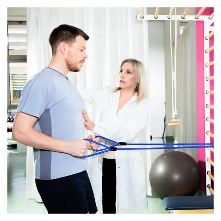 Physio Tube Basic, mittel, blau