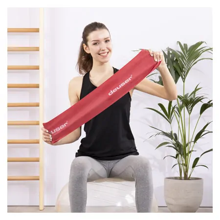 Deuser Band Therapie, 20 m x 10 cm, mittel, rot