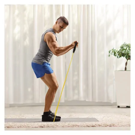 Fitness Tube, leicht, gelb, 10er Set