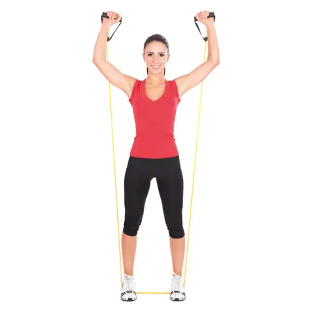Fitness Tube, leicht, gelb, 10er Set