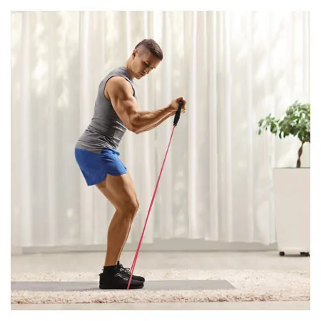 Fitness Tube, stark, rot, 10er Set