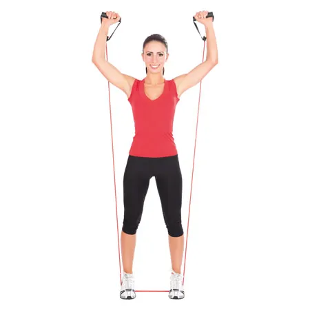 Fitness Tube, stark, rot, 10er Set