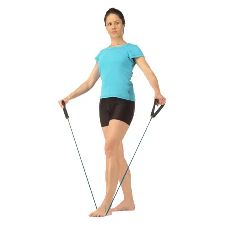 Fitness Tube, extra stark, blau, 10er Set