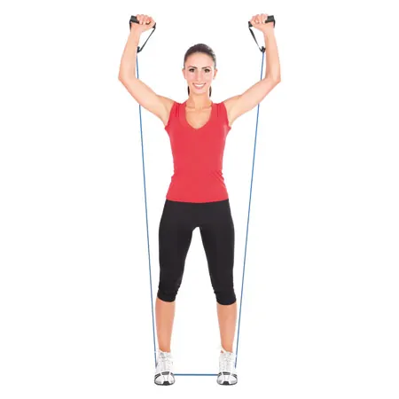 Fitness Tube, extra stark, blau, 10er Set