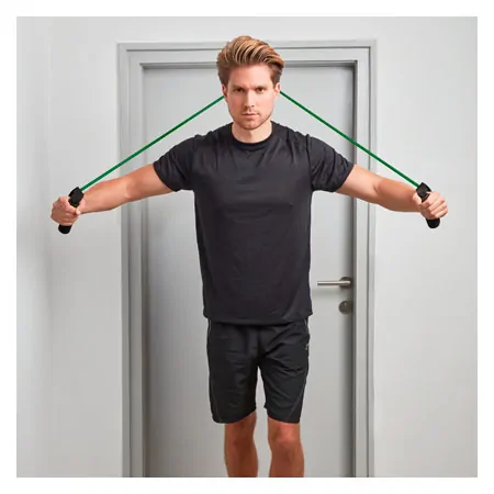 Shoulder Tube Pulley-Set, stark, grn