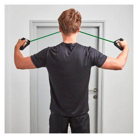 Shoulder Tube Pulley-Set, stark, grn