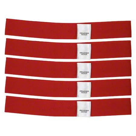 bungsband Ankleciser, mittel, rot, 5er Set