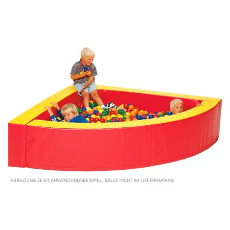 Ballpool Viertelkreis, 200x200x50 cm, Fllmenge ca. 3000 Blle