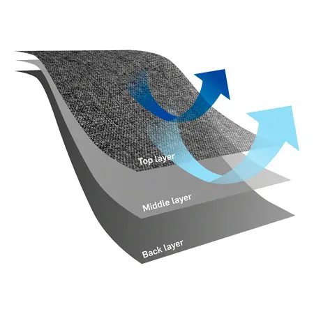 HygienePro Liegenbezug mit Nasenschlitz�ffnung, 192x65 cm, anthrazit