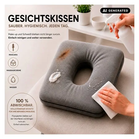 HygienePro Gesichtskissen 30x27x4,5 cm, anthrazit