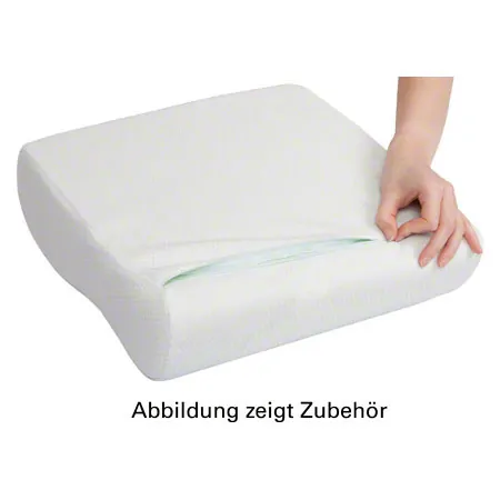 Bezug fr Viscoline- Reisekopfkissen, anatomische Form, wei