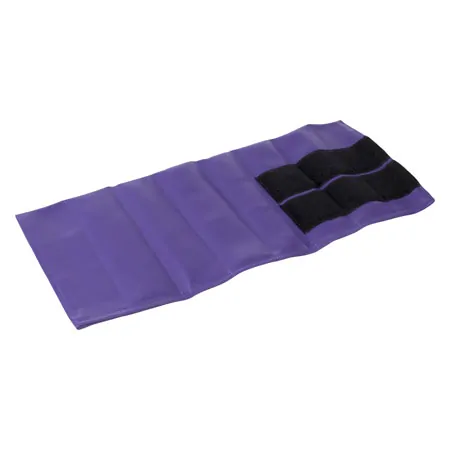 Gewichtsmanschette mit Klettverschluss, 48x20 cm, 2 kg, lila, Stck