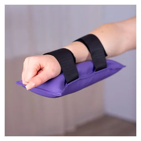Sandsack mit Klettband, 30x15 cm, 2 kg, lila