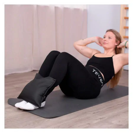 Sandsack mit Klettband, 30x30 cm, 5 kg, schwarz