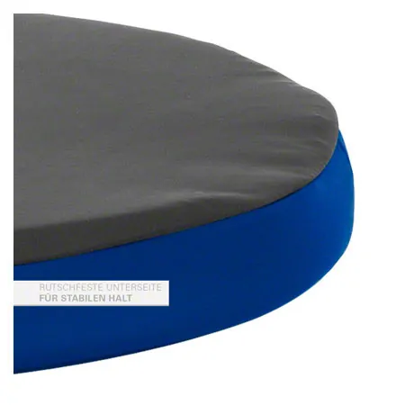 Sitzkissen mit Kunstlederbezug und rutschhemmender Unterseite,  36 cm