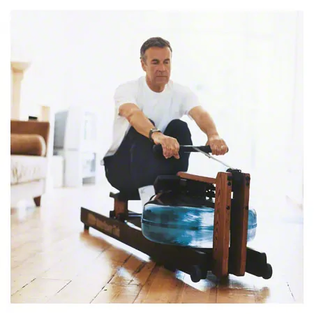 WaterRower Rudergert Club-Sport, inkl. S4 Monitor, Herzfrequenzempfnger, Brustgurt POLAR T31 und Bodenschutzmatte, Set 4-tlg.