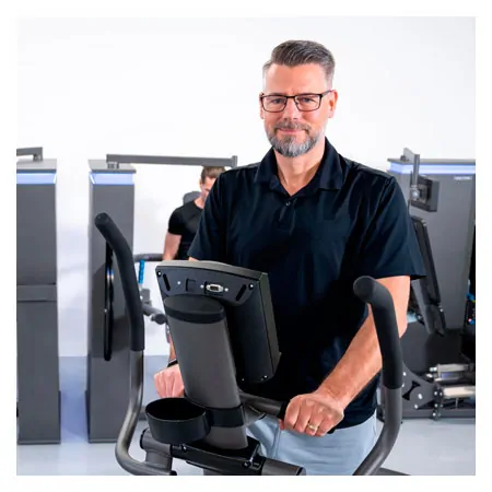 ERGO-FIT Ellipsentrainer Cross 4000 med