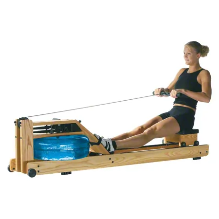 WaterRower Rudergert Esche, inkl. S4 Monitor und Bodenschutzmatte, Set 2-tlg