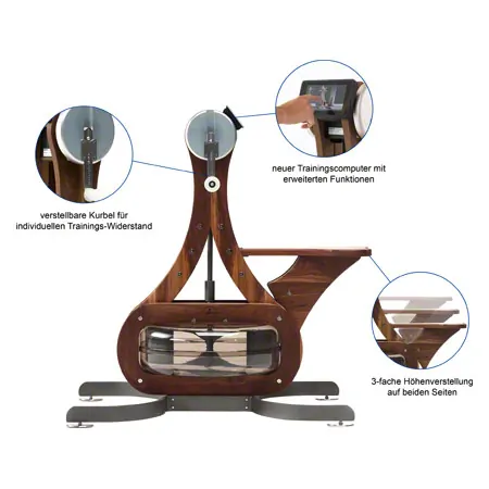 NOHrD Oberkrpertrainer WaterGrinder Nussbaum