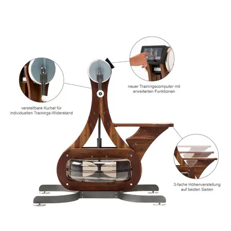 NOHrD Oberk�rpertrainer WaterGrinder Nussbaum