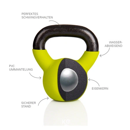 Kettlebell, 8 kg, grn