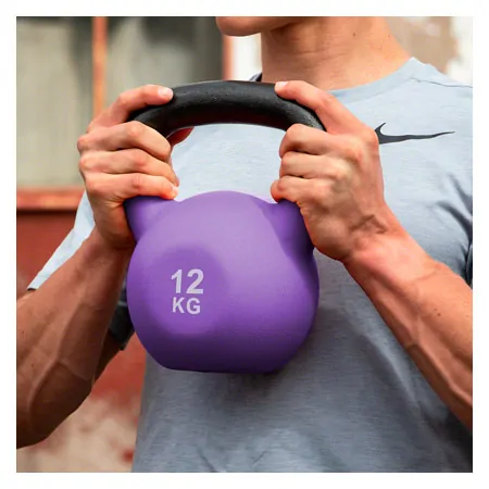 Kettlebell, 12 kg, lila