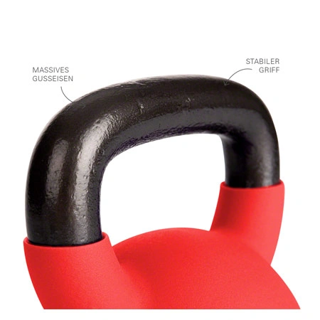 Kettlebell, 16 kg, rot