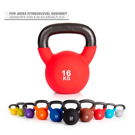 Kettlebell, 16 kg, rot