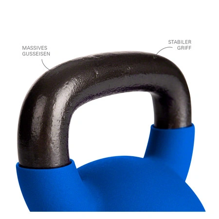 Kettlebell, 24 kg, blau