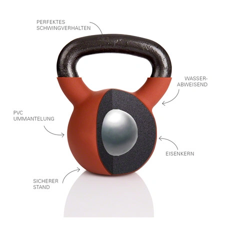 Kettlebell, 28 kg, braun